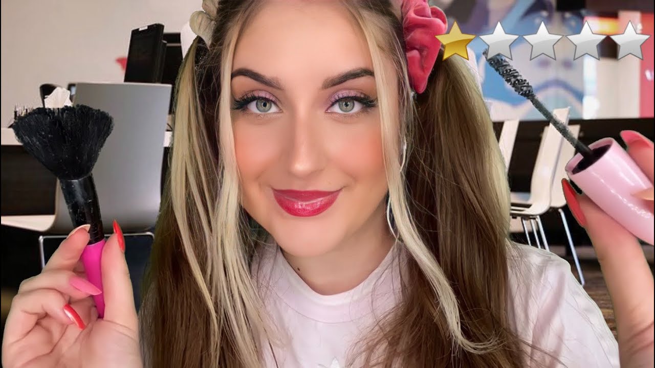 ASMR Flüster Deutsch Am SCHLECHTESTEN bewerteter Make-up Artist |Makeup Roleplay Personal Attention