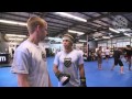 UFC mixed martial arts champion Urijah Faber trains with Gonzo FIT
