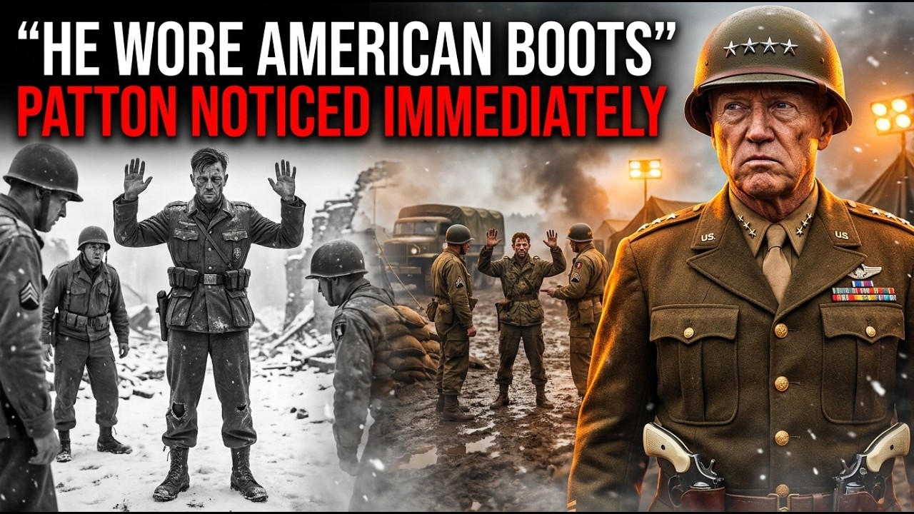 The Sniper Surrendered Wearing U.S. Boots — Patton Saw the Problem Instantly