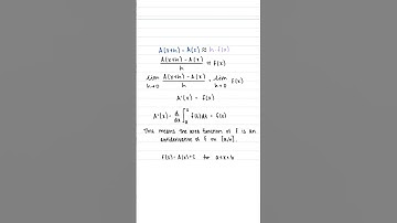 Fundamental Theorem of Calculus