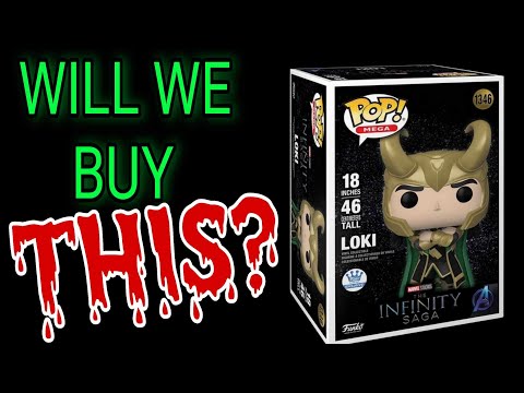 Popcultcha on Instagram: Expand your Funko collection to EPIC proportions  with this glorious Exclusive 18” Loki Mega Pop! Vinyl Figure. At a whopping  18 inches tall, this is the perfect centrepiece for