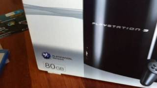 Brand New Playstation 3 80gb Unboxing