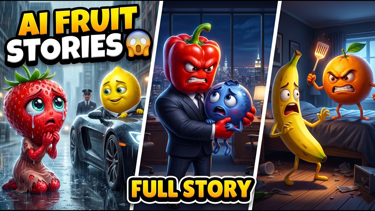 BEST AI FRUIT STORIES COMPILATION 🍎