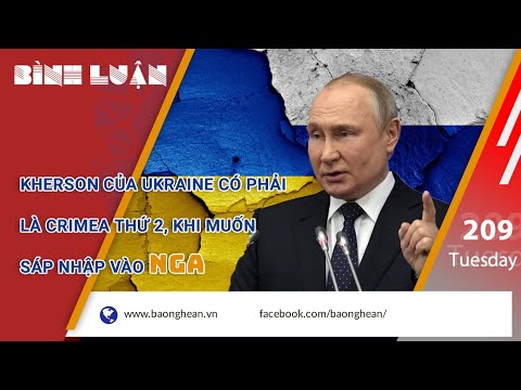 Video Kherson của Ukraine có phải là Crimea thứ 2, khi muốn... - youtube