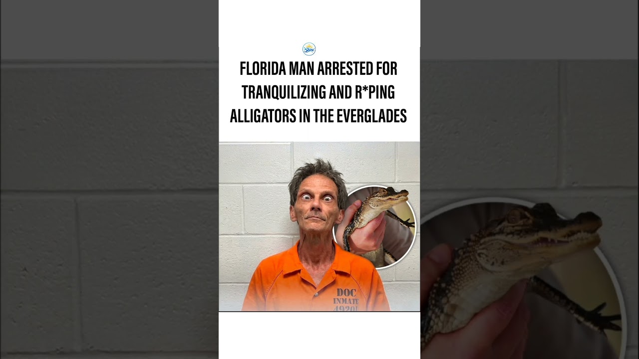 Florida Man Arrested for Disturbing Wildlife Crimes#shorts
