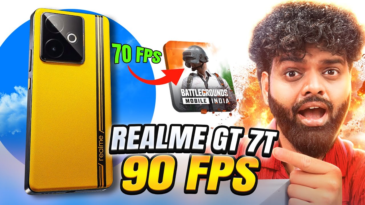 Realme GT 7T - 90 FPS BGMI Test 🔥 Dimensity 8400 MAX