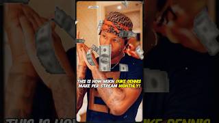 This Is How Much Duke Dennis Make Per Stream Monthly! #shorts #amp #duke #viralshort #networth #rich