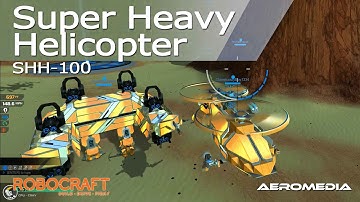 Robocraft gameplay SHH-100 2/26/16 Super Heavy Helicopter