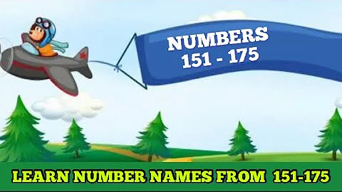 Number Names 151-175/ Spelling of Numbers/ Learn number names /ENGLISH Vocabulary - Number Names