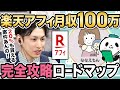 【楽天アフィ】稼げないと言われる楽天アフィリエイトだけで月に100万円稼ぐ完全攻略ロードマップ！