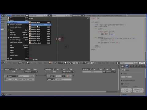 How to make a basic game in blender with python • Part 1 