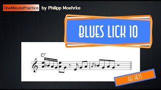 OneMinutePractice - Blues Piano Lick 10