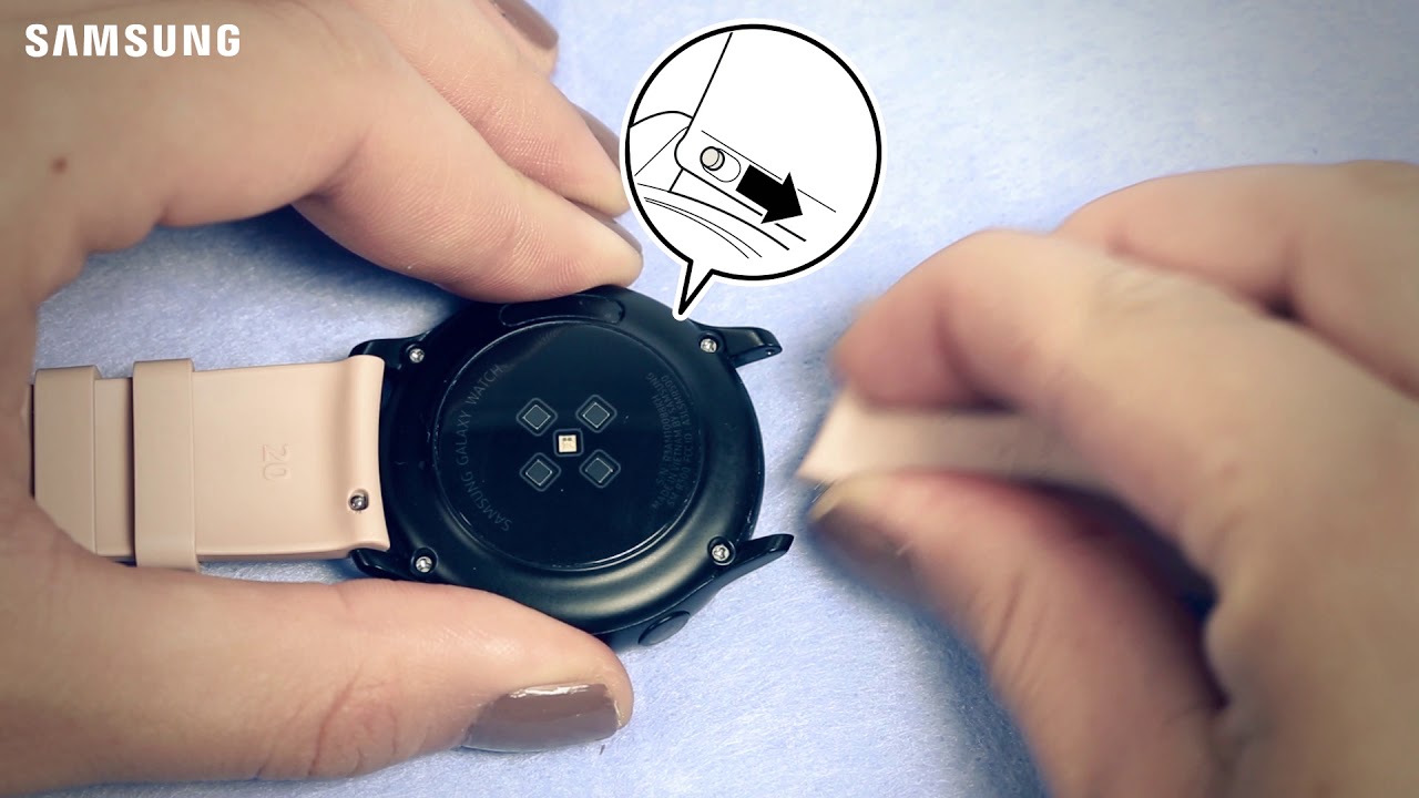 Jak vyměnit pásek u chytrých hodinek?