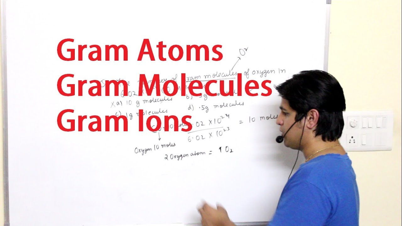 Gram Atoms Gram Molecules Gram Ions I Mole Concept Youtube Gram Atoms Gram Molecules Gram Ions I Mole Concept Youtube