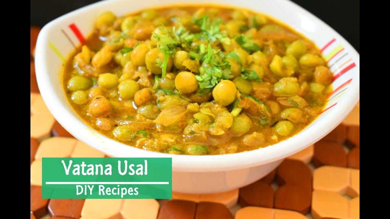 Vatana usal recipe Maharashtrian vatana Usal by DIY Recipes How to make matar curry YouTube