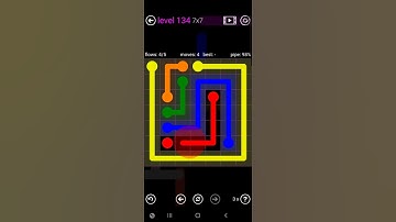How To Solve Flow Free 7x7 Mania Level 134 Easy Board Walk Through Solution Walkthrough