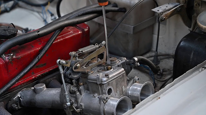 Weber DCOE tuning ,  Part 1  -  Idle and Progression -