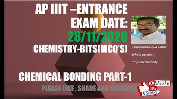 CHEMICAL BONDING MCQ
