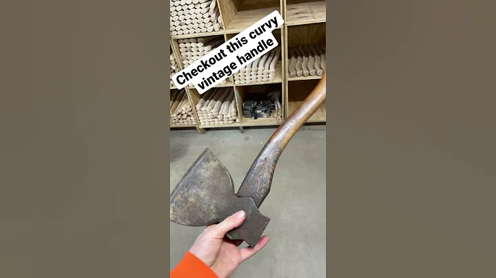 Nothing like a curvy vintage axe handle!  #firewood #homestead #axe #vintage #restoration #axes