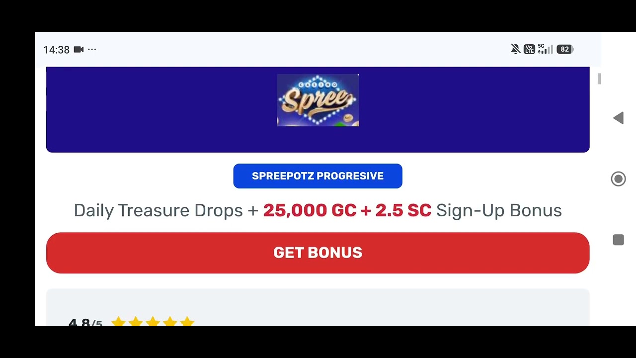 Spree Casino Promo Code 2026