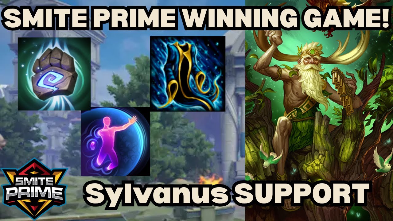 SMITE PRIME WINNING GAME! - Sylvanus Support Smite 2 Gameplay Tourney
