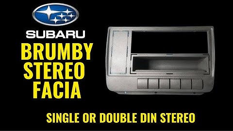 NEW Subarino stereo facia first look
