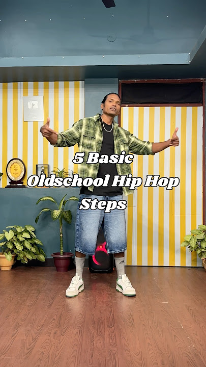 5 Basic Hip hop steps combo #jddancetutorial #hiphop #hiphopdance #dancetutorial