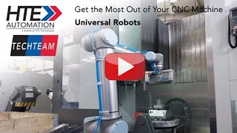 Machine Tending Cobot used for loading & unloading parts from lathing machines