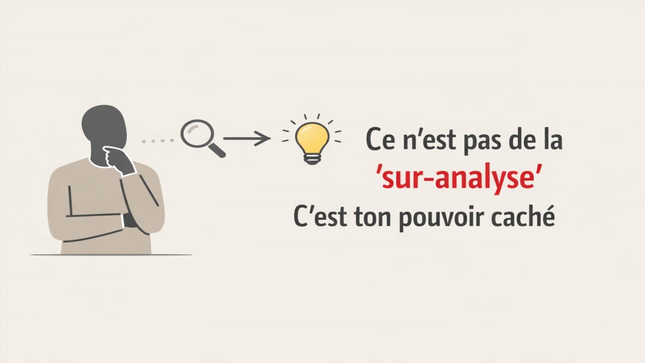 Ce n'est pas de la 'sur-analyse'. C'est ton super-pouvoir caché.