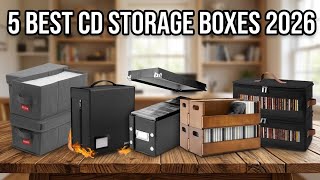 ✅Best CD Storage Boxes 2026: Protect & Store Your CDs