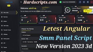 Letest New Angular Smm Panel Script | New Version 2023 Smm Panel Script 3d HQ |Rental Panel Scripts
