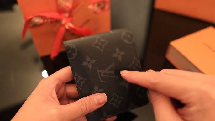 Unboxing  Louis Vuitton Monogram Eclipse Multiple Wallet 