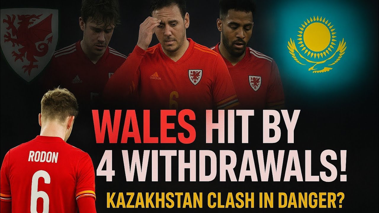 Rodon Among Four Wales Withdrawals Ahead of Kazakhstan Clash | World ...