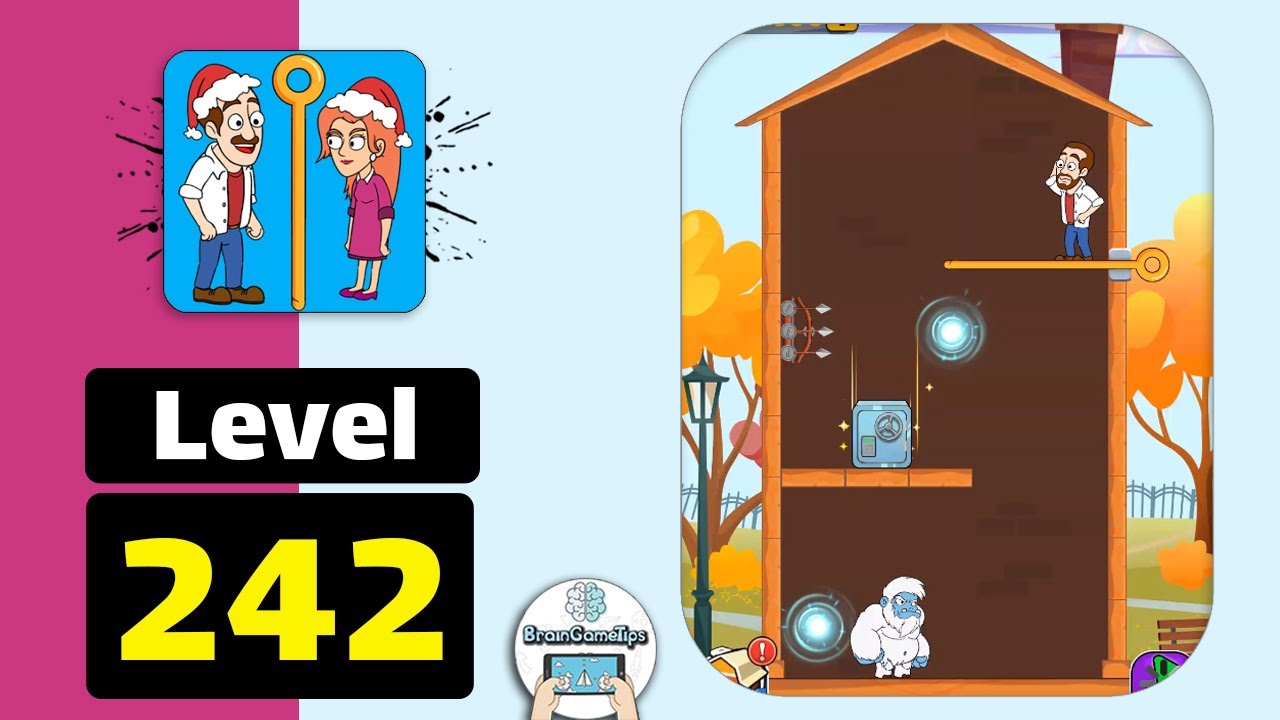 Home Pin: Pull The Pin Puzzle - Level 242 Walkthrough