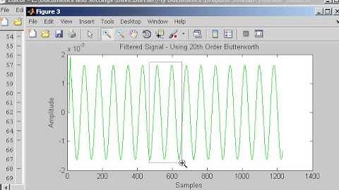 filtering in matlab using 