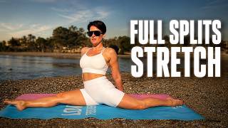 Stretching for the Splits | A Complete Warm-Up Routine by the Sea