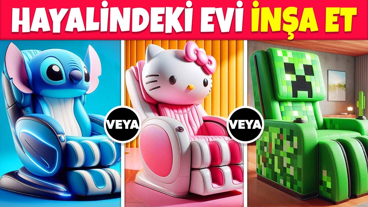 Hangisini Tercih Edersin...? Lüks Rüya Evinizi İnşa Edin 🏡💰🎀