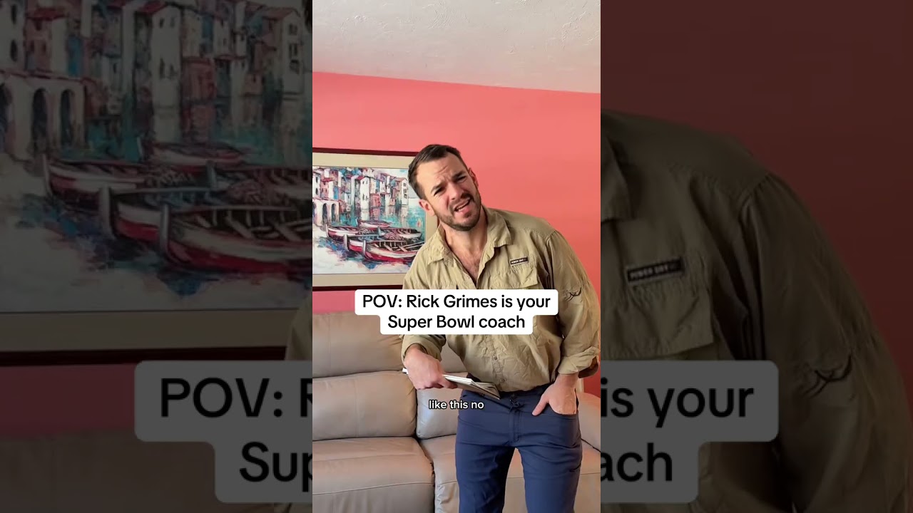 Don&rsquo;t get Rick angry 😂#thewalkingdead #rickgrimes #impression #superbowl #football