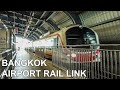 🇹🇭 Riding Bangkok Airport Rail Link from Makkasan to Phaya Thai (2022) (4K)