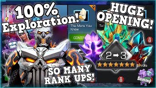 ACT 8 100% EXPLORATION REWARDS OPENING! NEW RANK 3! SO MANY RANK UPS! TITAN CRYSTAL! +MORE!