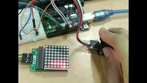 Arduino 8x8 matrix snake games