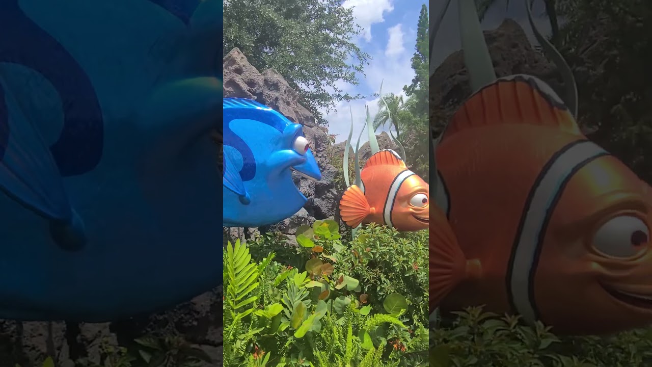 finding nemo and friends darden display for disney epcot flower and garden festival show 