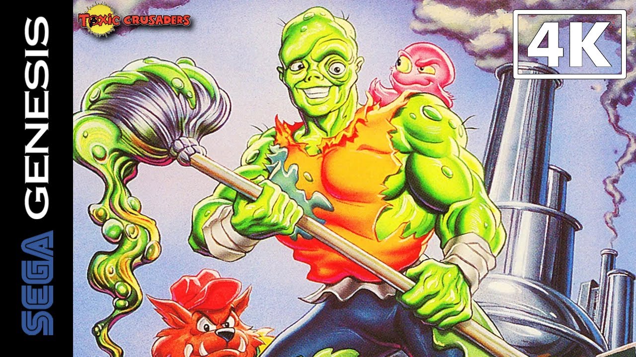 Toxic Crusaders (Genesis) Playthrough [4K]
