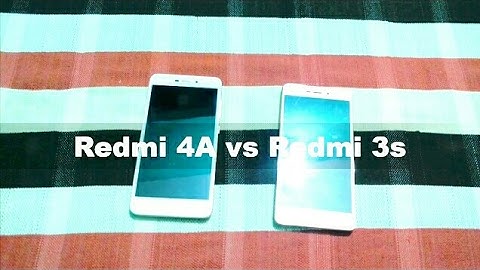 Redmi 4A Vs Redmi 3S Comparison
