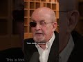 Rushdie says his book is a knife