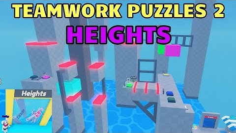 TEAMWORK PUZZLES 2 HEIGHTS Tutorial Walkthrough Roblox