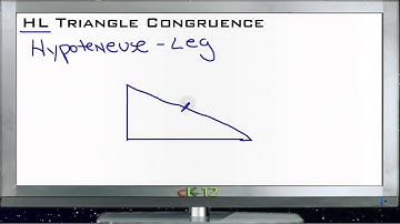 HL Triangle Congruence: Lesson (Basic Geometry Concepts)
