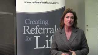 Referral Institute: Referring by Behavioral Style by Dawn Lyons