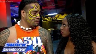 After A Serious Conversation With Miz, Naomi Gets Mad At Jimmy Uso Smackdown, December 12, 2014