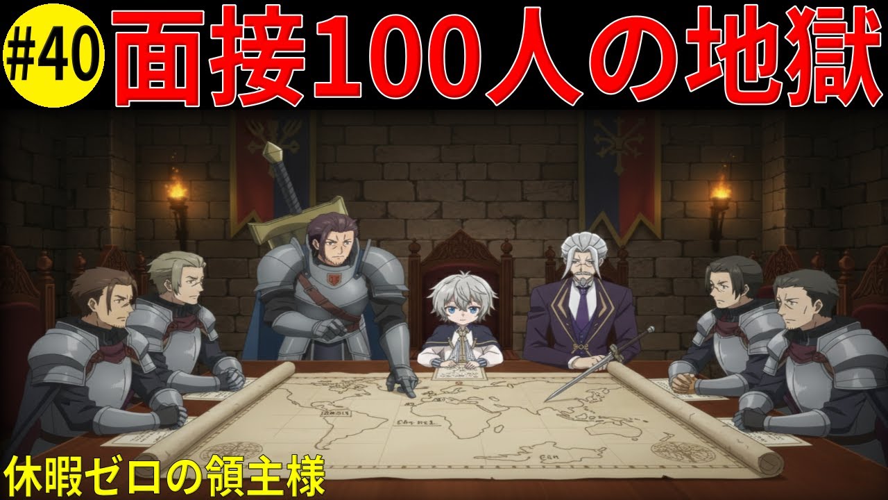 領主ヴァンが過労で倒れる!?面接100人&鬼訓練の地獄スケジュール【お気楽領主の楽しい領地防衛】